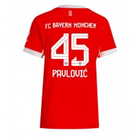 Bayern Munich Aleksandar Pavlovic #45 Replica Home Shirt Ladies 2025-26 Short Sleeve